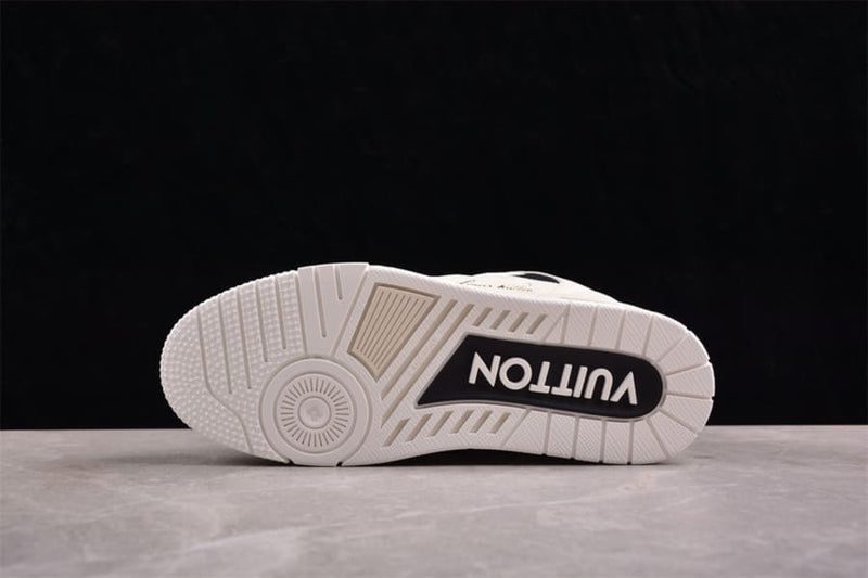 Louis Vuitton Trainer Black White Cream - Encomenda