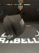 Boné Aba Curva Lacoste Preto Line Silk - Pronta Entrega