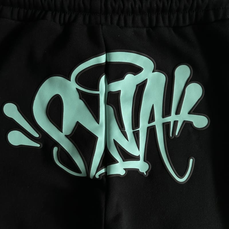 Conjunto Synaworld Logo Preto/Azul - Encomenda