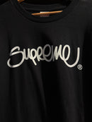 Camiseta SUPREME Handstyle Tee Preta - Pronta Entrega