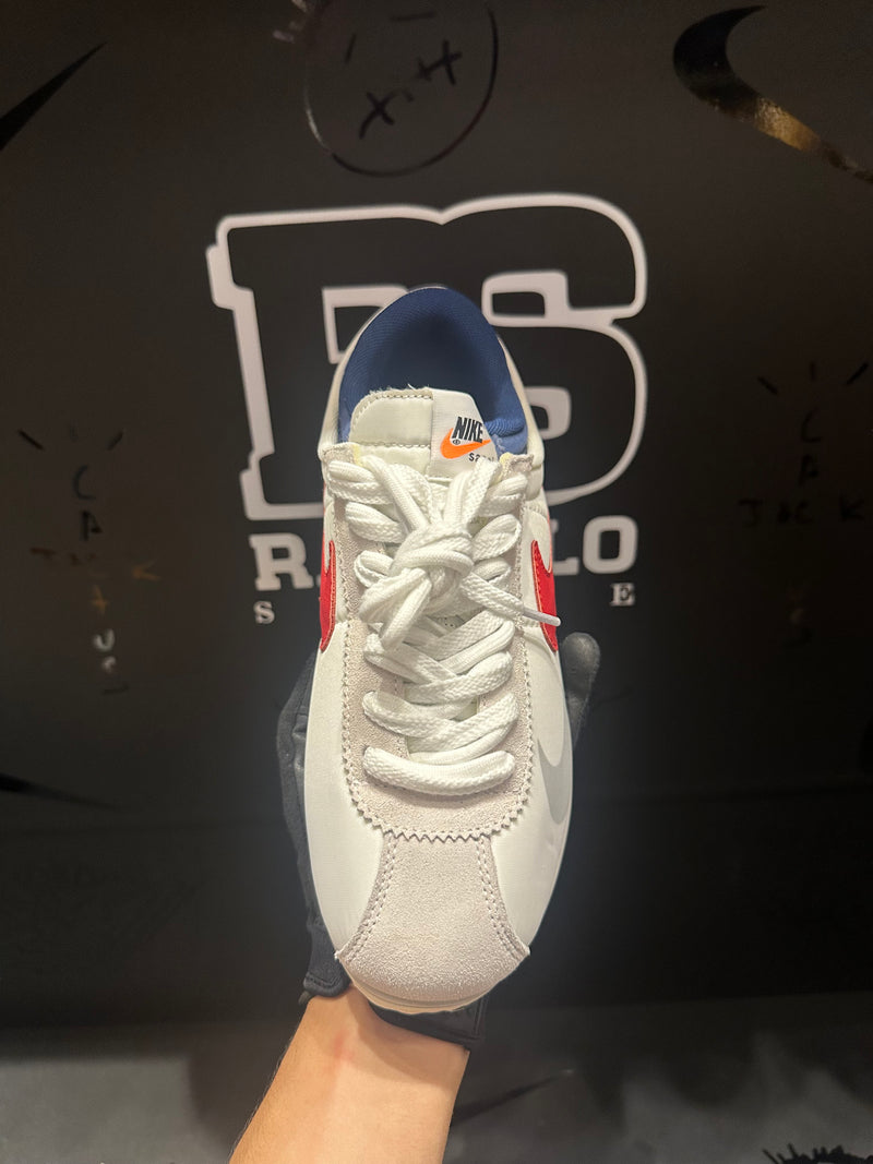 Tênis Nike Zoom Cortez X Sacai White University Red Blue - Pronta Entrega