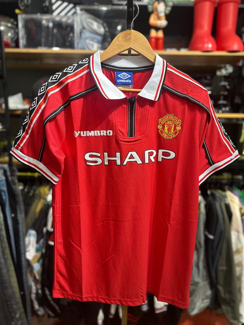 Camisa Vintage Umbro Manchester United Vermelha 98/99 - Pronta Entrega