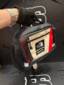 Bolsa Supreme X North Face Expedition Waist Bag Vermelho Preto - Pronta Entrega