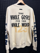 Moletom Fear of God × RRR-123 Crewneck Caqui - Pronta Entrega