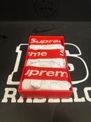 Supreme Cueca Boxer 3 Pack White - Pronta Entrega