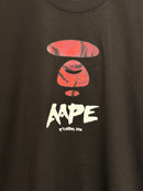 Camiseta AAPE by A Bathing Ape Black Red - Pronta Entrega