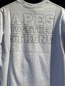 Camiseta BAPE APES TOGETHER STRONG Branco - Pronta Entrega