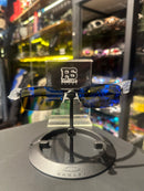 Óculos Oakley Lupa Do Vilão Preto Lente Espelhada Azul - Pronta Entrega