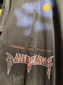 Camiseta Balenciaga Paris Moon Preta - Pronta Entrega