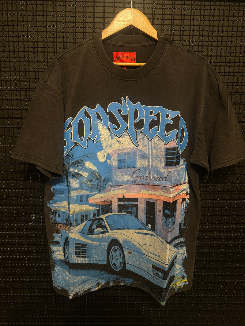 Camiseta Godspeed Ferrari Black - Pronta Entrega