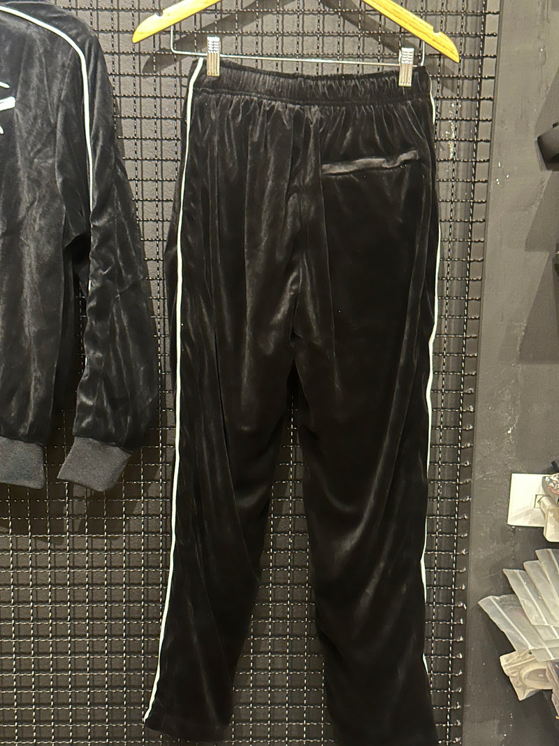 Conjunto Corteiz VVS Velour Jacket Black - Pronta Entrega