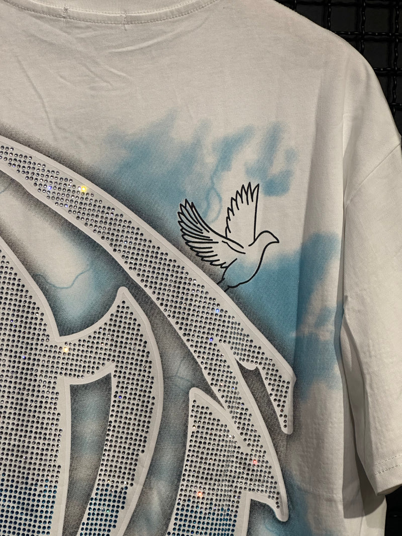 Camiseta Mixed Emotions Angel Graphic Tee White - Pronta Entrega