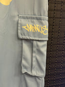 Calça Minus Two Azul Claro Logo Cinza - Pronta Entrega