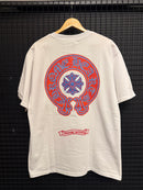 Camiseta Chrome Hearts Pink Graphics White - Pronta Entrega