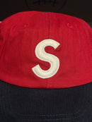 Boné Supreme 2 Tone Red Blue S Logo White - Pronta Entrega