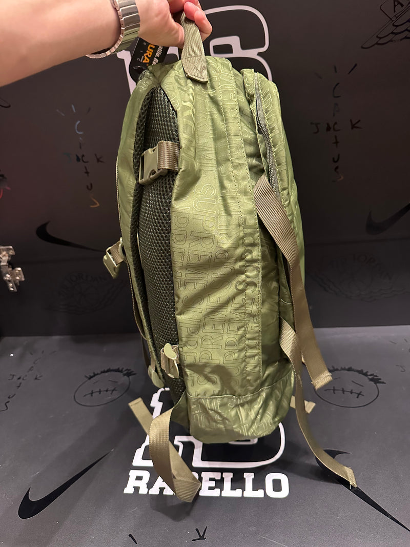 Mochila Supreme 19SS BackPack Olive - Pronta Entrega