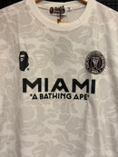 Conjunto Bape x Inter Miami Camiseta + Short White - Pronta Entrega