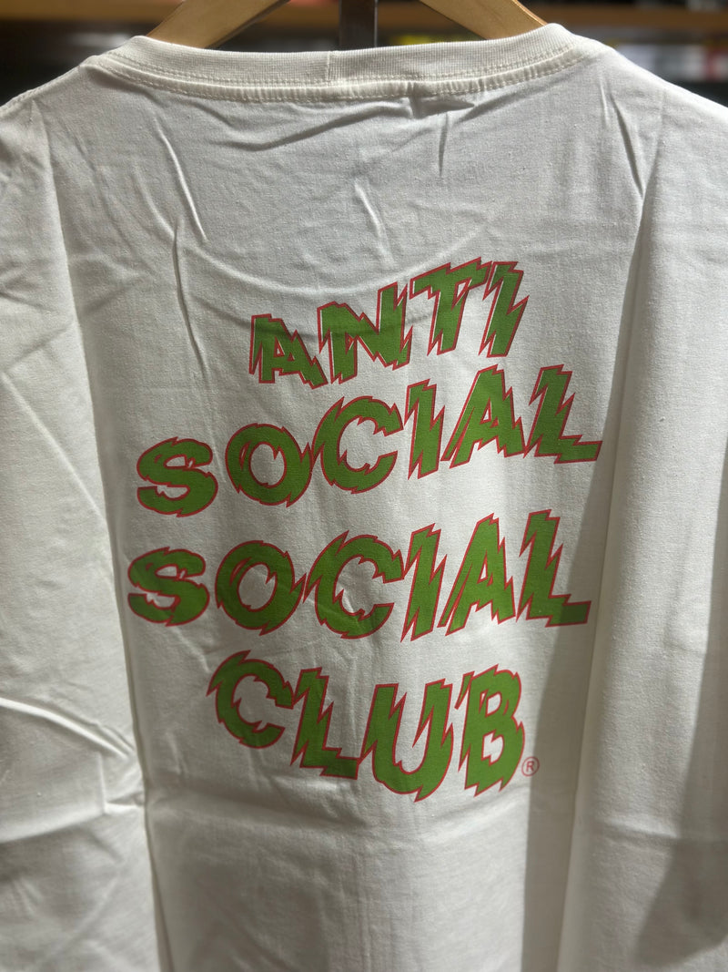 Camisa Anti Social Social Club Off White Logo Verde - Pronta Entrega