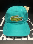 Boné Aba Curva Lacoste Azul Big Croc - Pronta Entrega