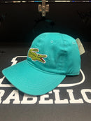 Boné Aba Curva Lacoste Azul Big Croc - Pronta Entrega