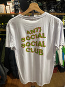 Camisa Anti Social Social Club Branca Logo Verde - Pronta Entrega