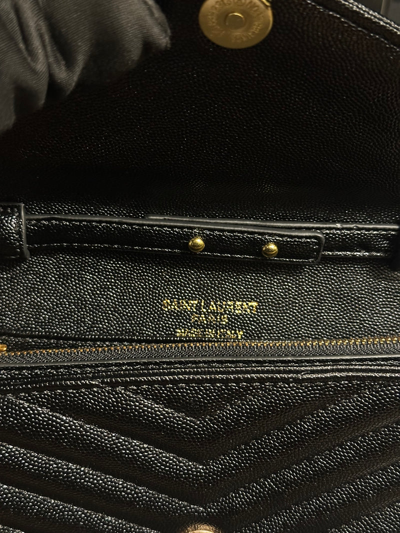 Carteira Saint Laurent Monogram Black - Pronta Entrega