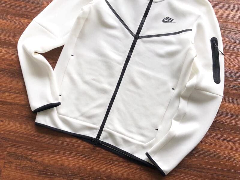 Jaqueta Nike Tech Fleece Branca - Encomenda