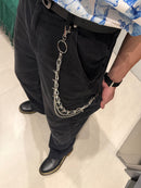 Corrente dupla para Calça Fashion Y2K Aço inoxidável - Pronta entrega