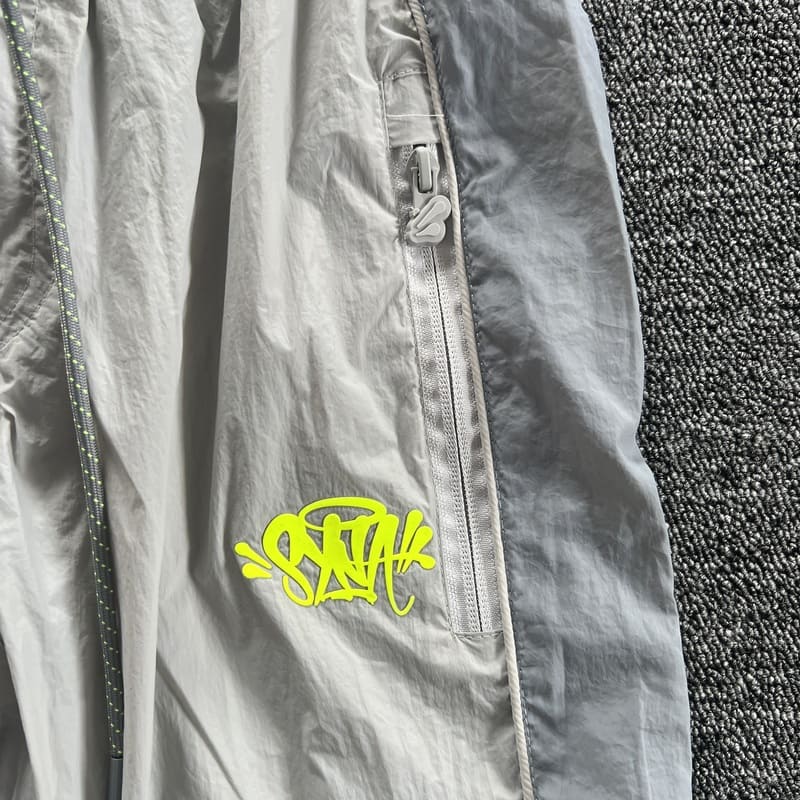 Conjunto Synaworld 'Syna Logo' Shell Cinza/Verde - Encomenda