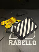 Bolsa Bag Off-White Cross Body Listas Industrial Blinder Preto - Pronta Entrega