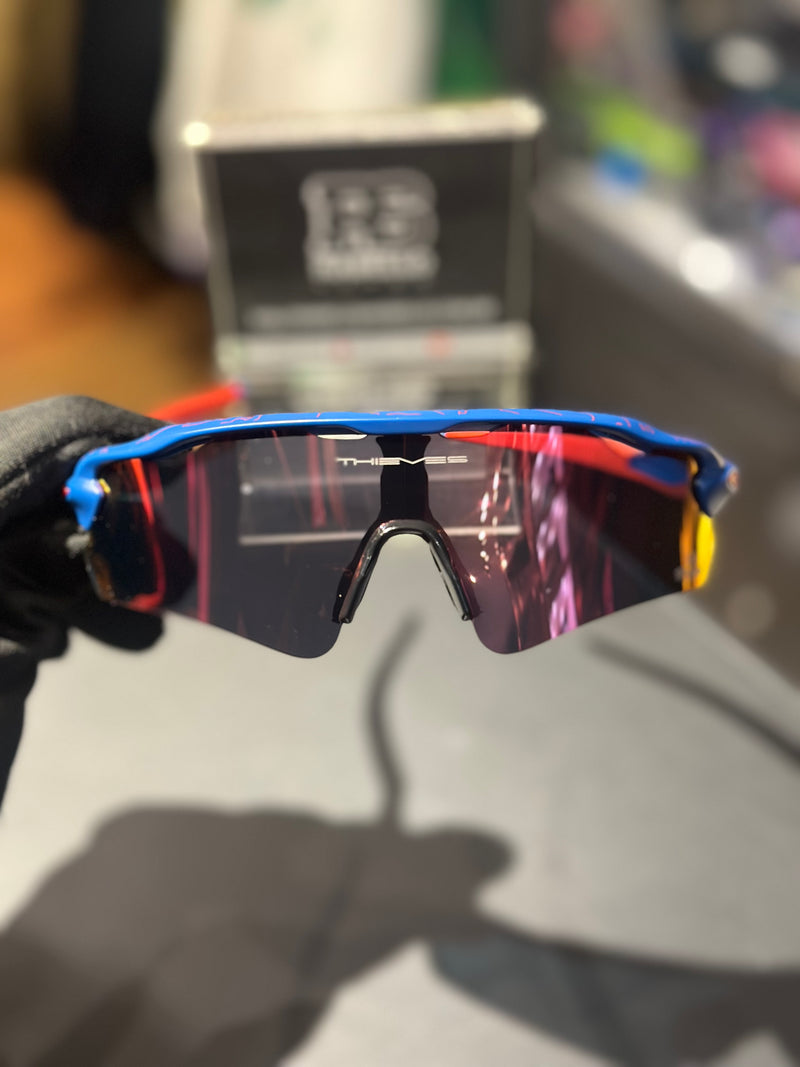 Óculos Oakley Radar Ev Blue/Orange Lente Prizm - Pronta Entrega