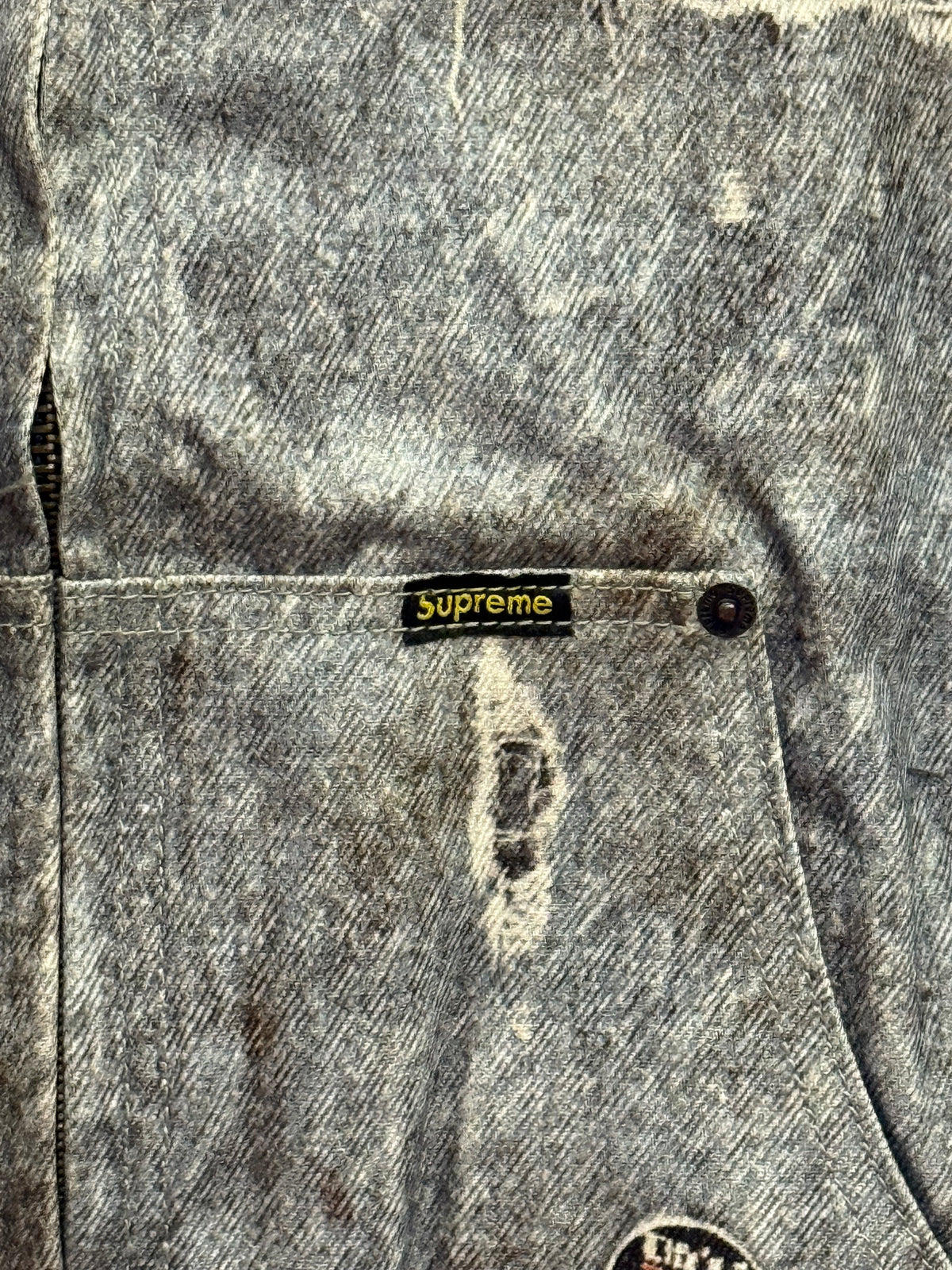 Jaqueta Supreme HJR Trompe L'oeil Hooded Work Jacket - Pronta Entrega