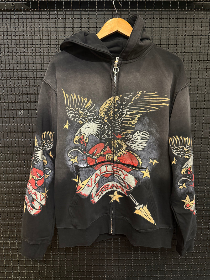 Jaqueta Vale Forever Eagle Heart Black - Pronta Entrega