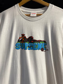 Camiseta Supreme Catwoman Branca - Pronta Entrega