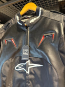 Jaqueta Alpinestars Advance Preto Vermelho - Pronta Entrega
