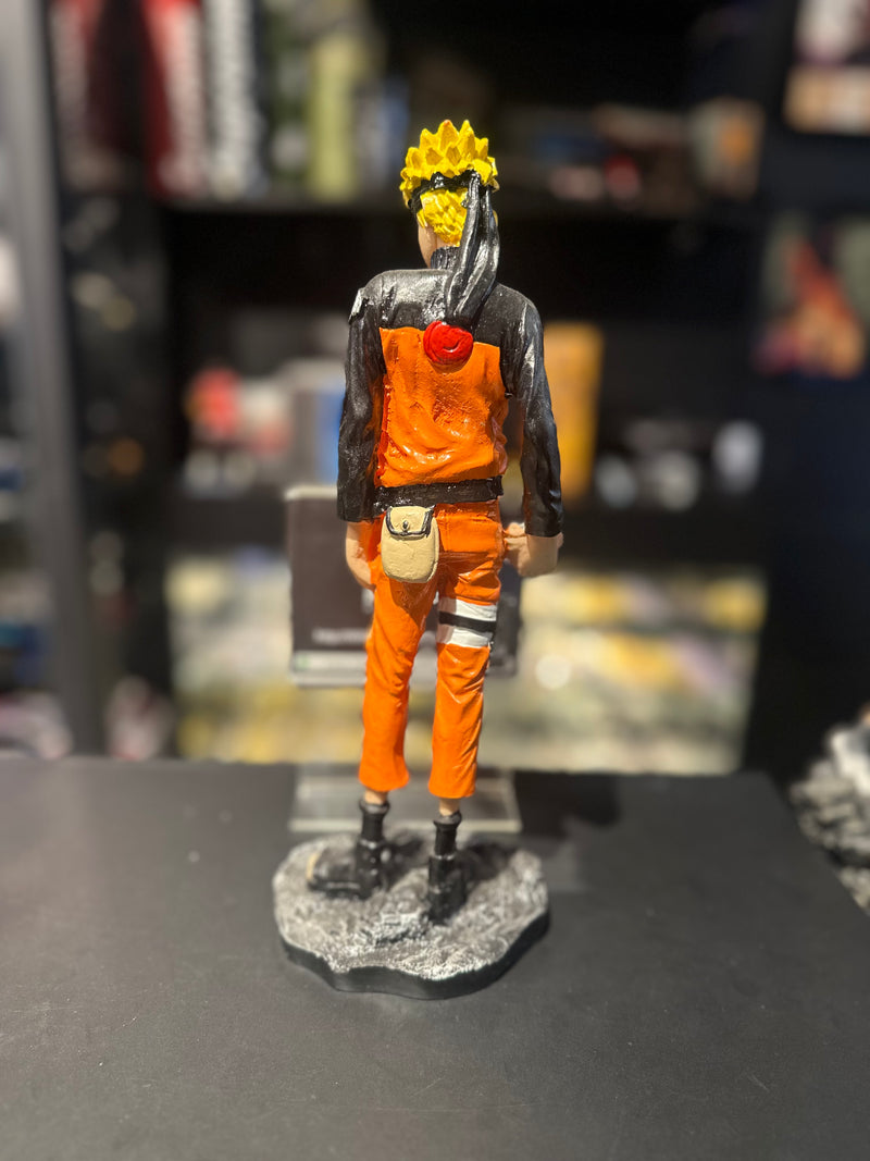 Boneco de Resina Naruto Shippuden Naruto Rasenshuriken 29cm Resina - Pronta Entrega