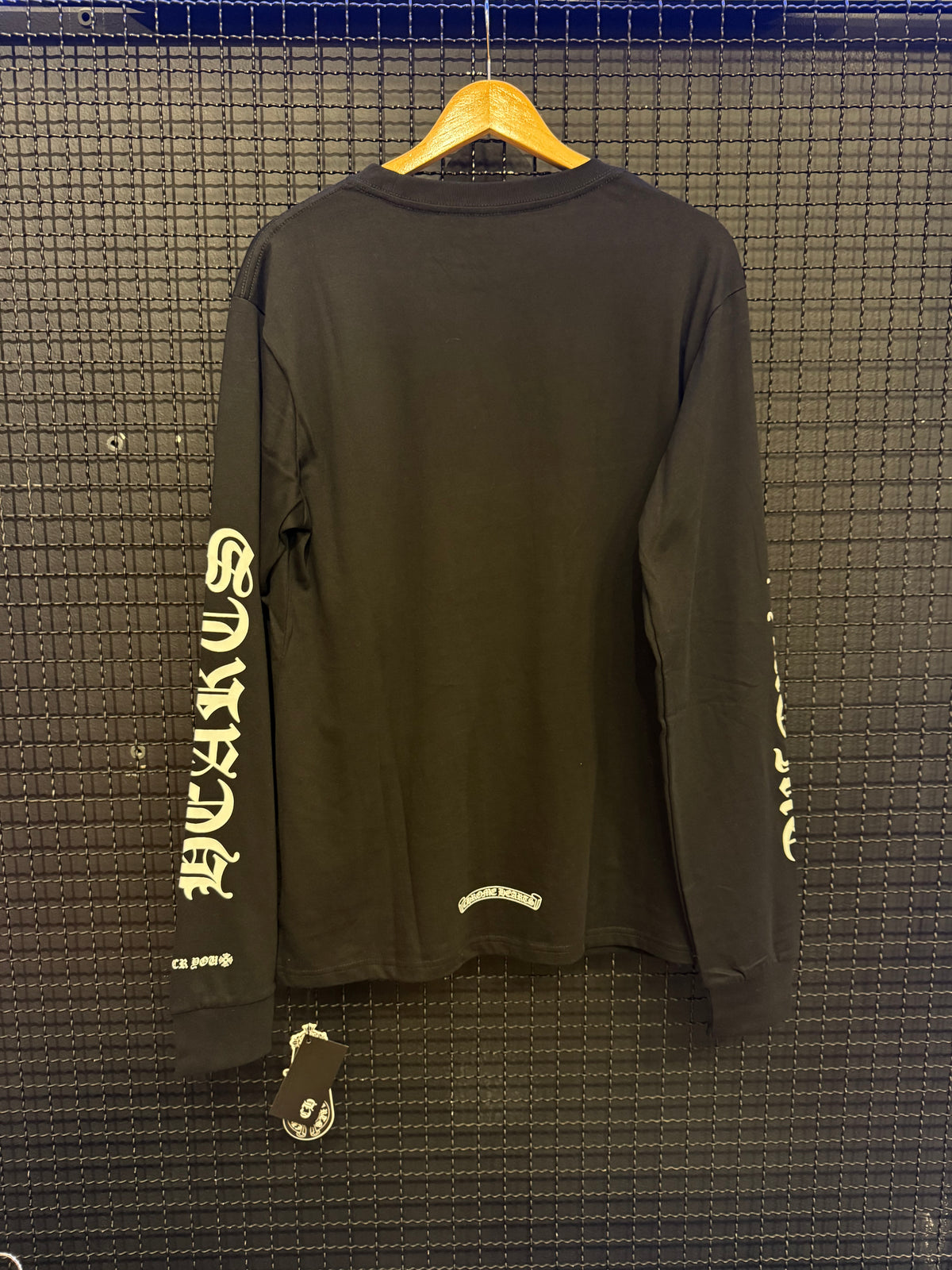 Chrome Hearts x Comme des Garçons Cross Long Sleeve Black - Pronta Ent