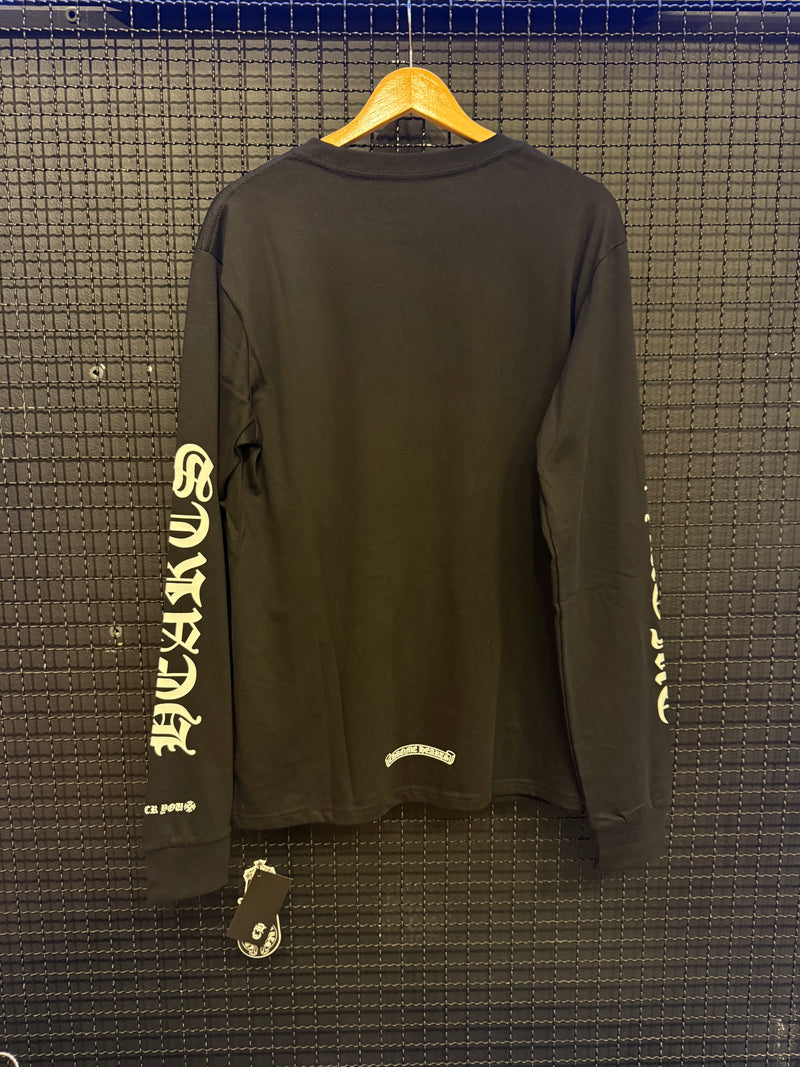 Chrome Hearts x Comme des Garçons Cross Long Sleeve Black - Pronta Ent