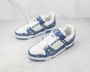Louis Vuitton LV Trainer Monogram Denim White Blue - Encomenda