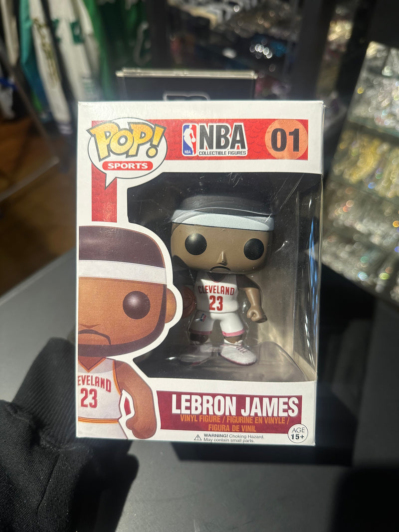 Funko Pop! Sports NBA LeBron James Cleveland Cavaliers Figure #01 - Pronta Entrega