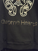 Moletom Chrome Hearts Bog Logo Metalizado Black - Pronta Entrega