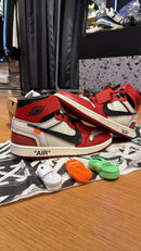Tênis Off-White x Air Jordan 1 High Chicago - Pronta Entrega