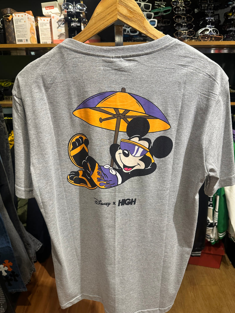 Camisa High X Disney Cinza Mickey Mouse - Pronta Entrega