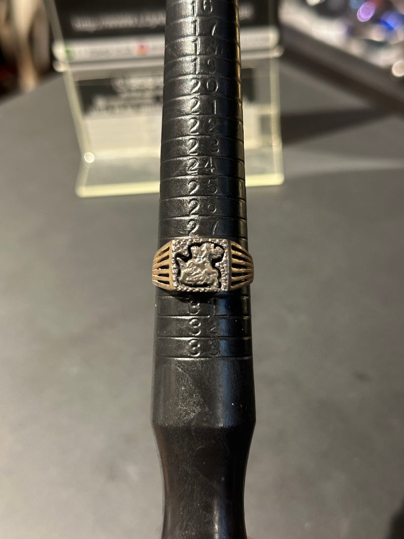 Anel Aço Inoxidável São Jorge 30 CM - Pronta Entrega