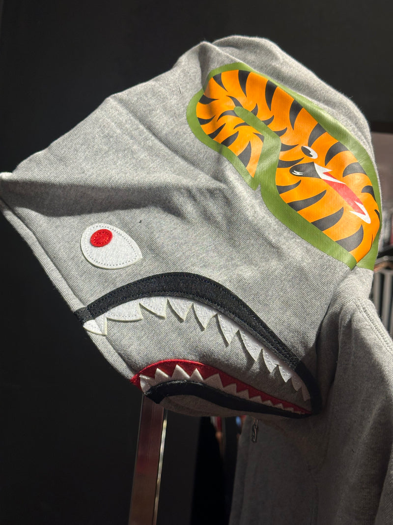 Jaqueta Bape Camo Shark Gray Full Zip - Pronta Entrega