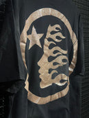 Camiseta Hellstar Classic Glitter Tee Black - Pronta Entrega
