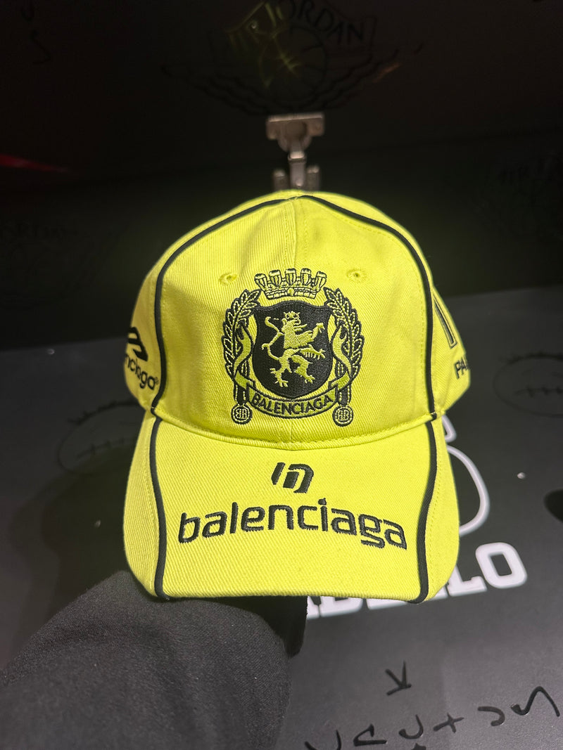 Boné Balenciaga Verde Aba Curva Soccer Cap - Pronta Entrega