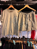 Conjunto SYNA Cinza e azul - Pronta Entrega