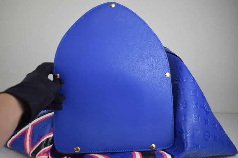 Louis Vuitton Keepall Bandouliere 55 NBA LV Blue Basketball Weekend Travel Bag - Encomenda