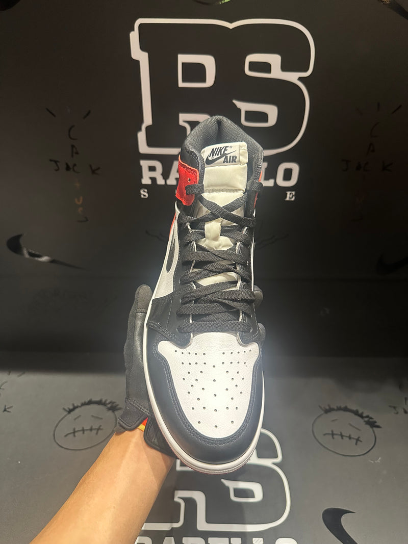 Tênis Nike Air Jordan 1 High Retro Black Toe - Pronta Entrega